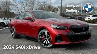 2024 BMW 540i xDrive - Vegas Red! - Video Walkaround - What's New?