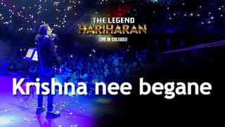 The Legend Hariharan live in Colombo 2023 | Krishna nee begane | Hariharan
