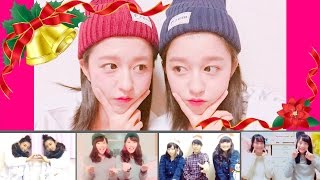 双子ダンス！もうすぐクリスマス特集♩りかりこ、ぴーかっぱあっぷるら可愛い女の子がクリスマスソングで踊ってみた！ま・と・め♩《ミクチャLOVE２》