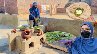 Finnaly  😍 Old Traditional Sarson Ka Saag Recipe || Zaini Baji