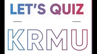 Let's Quiz KRMU | Engineering Edition