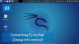 Converting Python Script to Debian Package - Change MAC method
