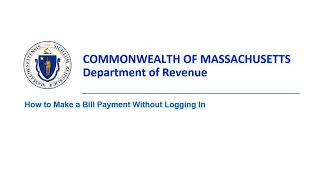 How to Make a Bill Payment Without Logging In​