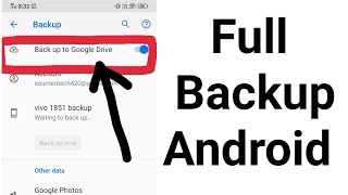 Full Backup of Android phone | How to complete backup image, videos, contacts, files, etc
