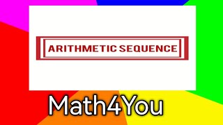 Arithmetic sequence with solved examples