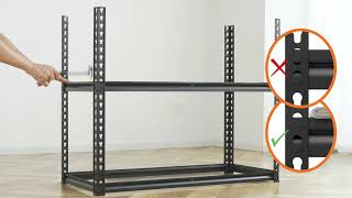 REIBII large garage shelf is coming! Easy installation for everyone,give it a try!