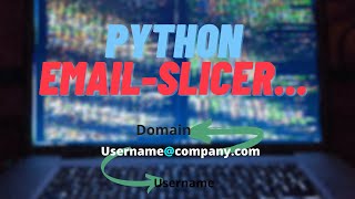 How to build email slicer using python?
