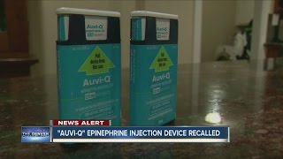 Auvi-Q epinephrine injection devices recalled