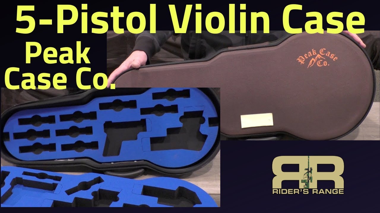 5 Pistol Violin Case From Peak Case Company Great Gift For Any