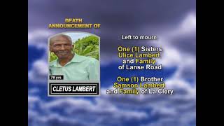 Cletus Lambert long
