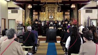 高祖日蓮大菩薩御会式　奉修導師：扇陽寺御高職　山岡日舟上人