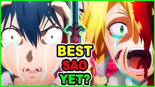 WHY SAO Alicization is Great! Is SAO Anime of the Year? | SAO Season 3 Review
