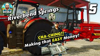 EASY Money & AI Driver Chaos! | Farming Simulator 25 | Riverbend Springs Ep. 5