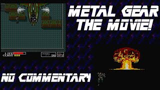 Metal Gear - The Movie! 1987 MSX (longplay, no commentary)