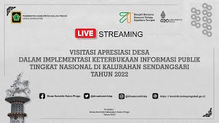 [LIVE] VISITASI APRESIASI DESA IMPLEMENTASI KETERBUKAAN INFORMASI PUBLIK TINGKAT NASIONAL TAHUN 2022