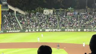 日本シリーズ第6戦 川端慎吾勝ち越しタイムリー！現地映像