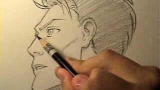 How to Draw a "Realistic" Manga Face in Profile [HTD Video #14]