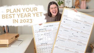 2023 PLANNING! My calendar system for planning a productive year and crushing my business goals ✨