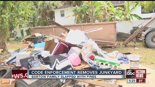 Code enforcement cleans up Bartow property that slowly turned into junkyard