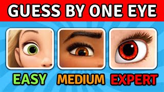 Guess the DISNEY PRINCESS Character by ONE EYE | Disney Quiz Challenge