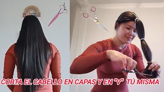 ✅️CÓMO CORTAR MI CABELLO EN CAPAS Y EN 