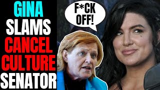 Gina Carano Stands Up To Cancel Culture | SLAMS Senator Heidi Heitkamp Who Slandered Her