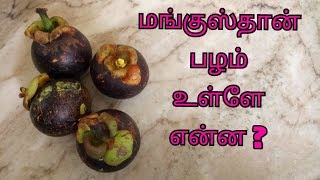 Mangosteen fruit  What inside ...!  (  மங்குஸ்தான் பழம்  )