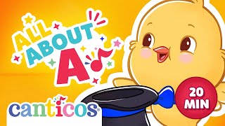 Canticos 🐥 | All About A ✈️ | Bilingual songs 💪🏽 | Phonics👂🏽 | Preschool | Early Literacy 📚