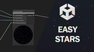 Simple way to make stars using shader graph in Unity