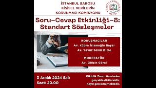 Soru-Cevap Etkinliği-8: Standart Sözleşmeler