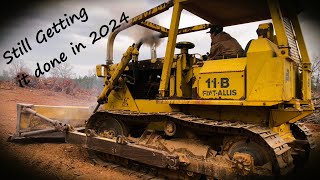 1972 Allis Chalmers HD11 Clearing Land 2024 (clips from longer video)