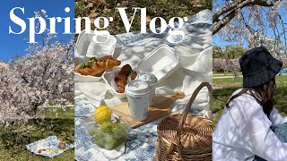 （JPN/KOR）Spring Vlog  /  福岡カフェ\u0026ピクニックしたよー！