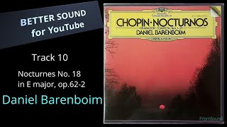 [고음질 음원] 한국인이 정말 사랑하는 클래식 '녹턴' 열번째 Daniel Barenboim - Nocturnes No. 18 in E major, op.62-2