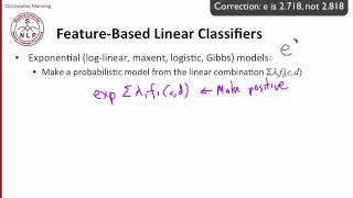 8 - 3 - Feature-Based Linear Classifiers.mp4