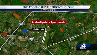 Fire at Upstate student housing center displaces 28; Red Cross steps in to aid victims