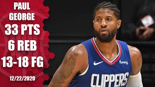 Paul George leads Clippers with 33 points vs. Lakers | 2020 NBA Highlights