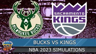 Milwaukee Bucks vs Sacramento Kings | NBA Today 3/13/2023 Full Game Highlights Sim - (NBA 2K23 Sim)