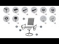 How to Install Phi Villa Swivel Dining Chair (SKU: E02GF093-B)