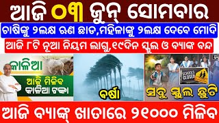 today's morning news odisha/3 June 2024/heavy to heavy rain/odisha news today/odisha samachar