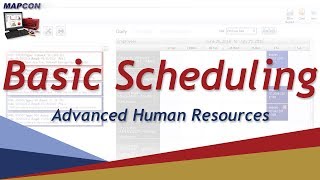 Basic Scheduling -MAPCON CMMS
