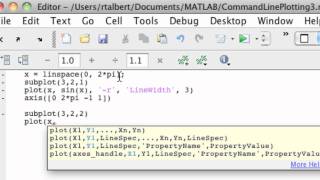 MATLAB Command Line Plotting, Part 3