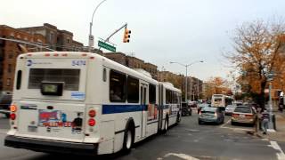 MaBSTOA Bus: Northbound LFSA Bx1 LTD \u0026 D60HF Bx2 LCL at Concourse \u0026 Burnside Ave