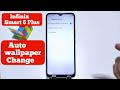 Infinix smart 6 plus Lock Screen Wallpaper Auto Change, Lockscreen Wallpaper Setting Infinix smart 6