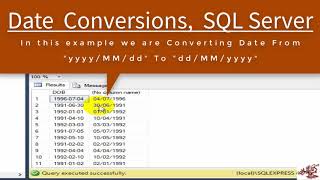 sql date conversion | Convert Date format into DD/MM/YYYY format in SQL Server