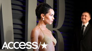 Zoe Kravitz Flashes Her Nipples In Wild Oscars After-Party Look! | Access
