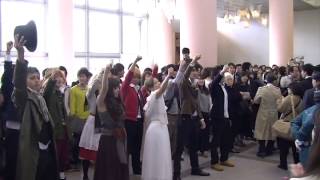 Les Miserables flash mob - the graduation ceremony of Kyoto University 2013.3.26