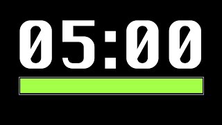5 Minute Timer [ Progress Bar ] - 4K 60 FPS