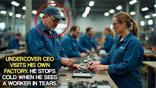 Undercover CEO Visits His Own Factory, Stops Cold When He Sees a Worker in Tears