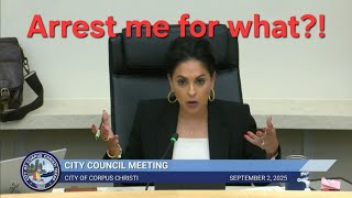 Calling for the arrest of the mayor of Corpus Christi.