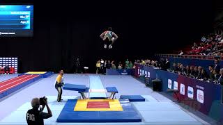 BOSCH Matthew (RSA) M - 2022 Trampoline Worlds, Sofia (BUL) - Q2 Double Mini